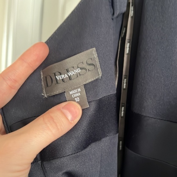 Vera Wang Navy Dress‎ Size 10 - Picture 8 of 10